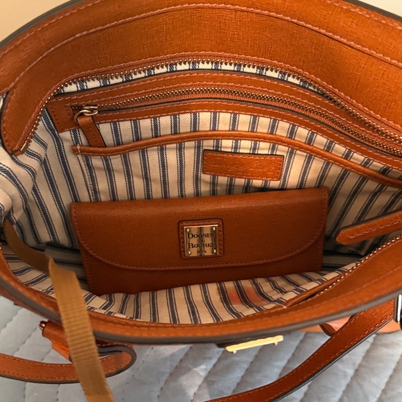 Dooney & Bourke Burnt Orange Tote - Picture 9 of 10